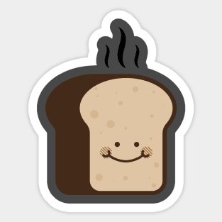 Happy Toasty McToasty Sticker